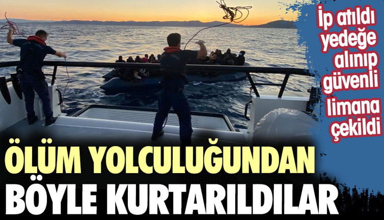 Sahil Güvenlik 1824 düzensiz göçmeni ölüm yolculuğundan kurtardı