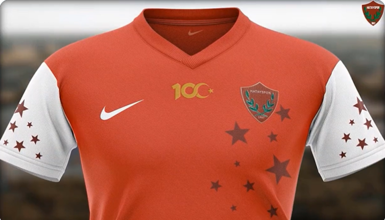 Hatayspor'dan 100. yıla özel forma. ''Cumhuriyet forması''