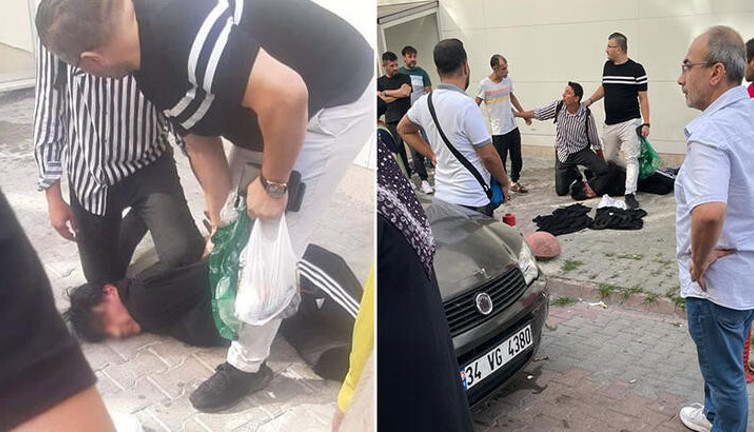 Husumetli olduğu evli çifti çarşaf giyerek takip etti ardından silahla vurdu