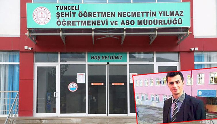 Şehit Necmettin öğretmenin ismi, öğretmenevinde yaşayacak