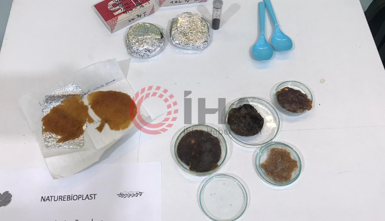 Üniversite öğrencisi ıspanaktan plastik üretti