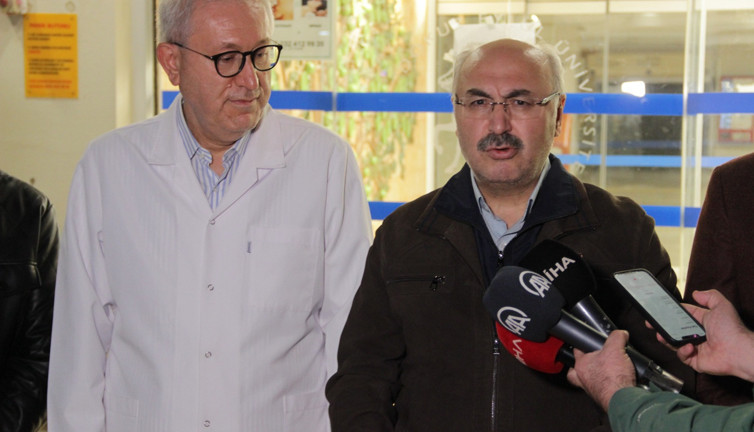 İzmir Valisi Köşger. Taraftarın tedavi süreci devam ediyor