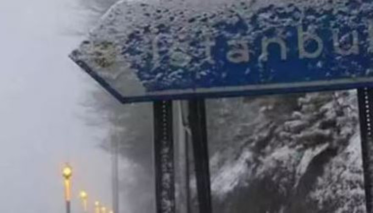 İstanbul için kar uyarısı yapıldı