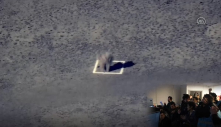 Bayraktar AKINCI TOLUN bomba ile 30 kilometredeki hedefini tam isabetle vurdu