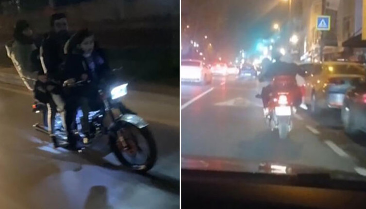 İstanbul'da motosikletle ölüme davetiye çıkardılar