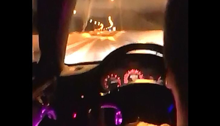 Buzlu yolda 200 yapınca kabusu yaşadı