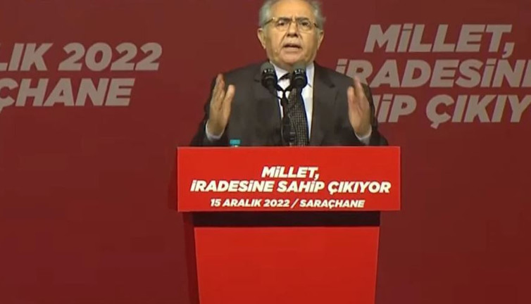 Saadet Partisi Genel Başkan Yardımcısı Sabri Tekir Saraçhane'deki tarihi buluşmada konuştu