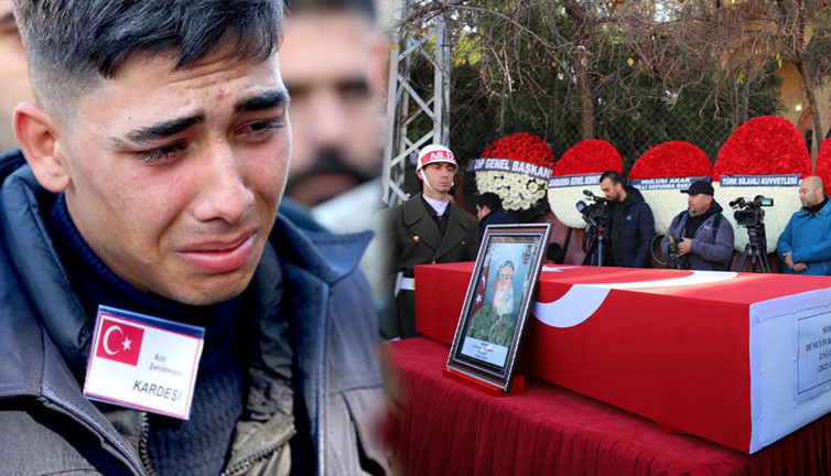 21 yaşındaki Şehit Hüseyin Korkmaz son yolculuğuna uğurlandı