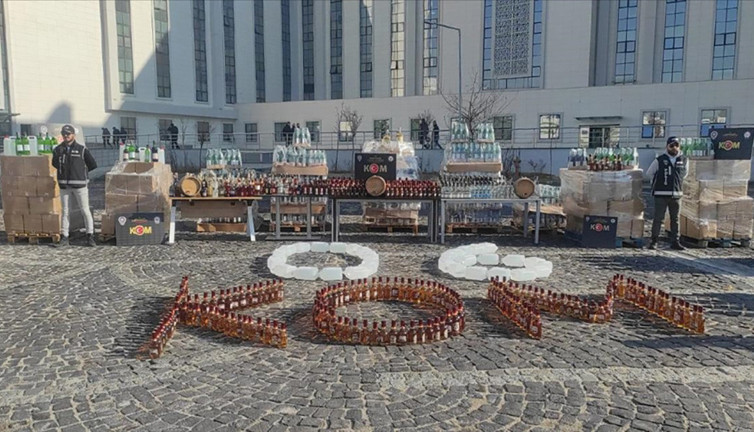 Ankara'da yılbaşı öncesi sahte içki operasyonu