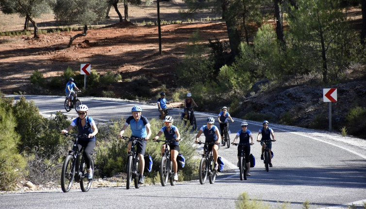 Muğla bisiklet rotaları ile dikkat çekiyor