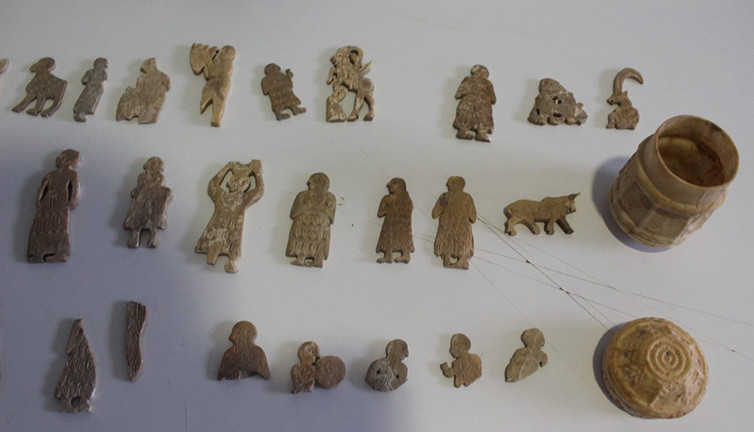 Suriye sınırında 51 parça tarihi eser ele geçirildi