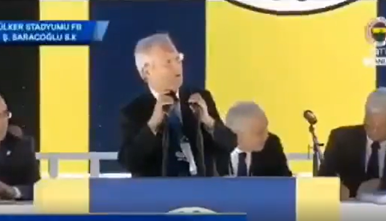 Aziz Yıldırım'ın yaptığı konuşma yeniden gündem oldu. ''Buradan üzülerek gidersiniz''