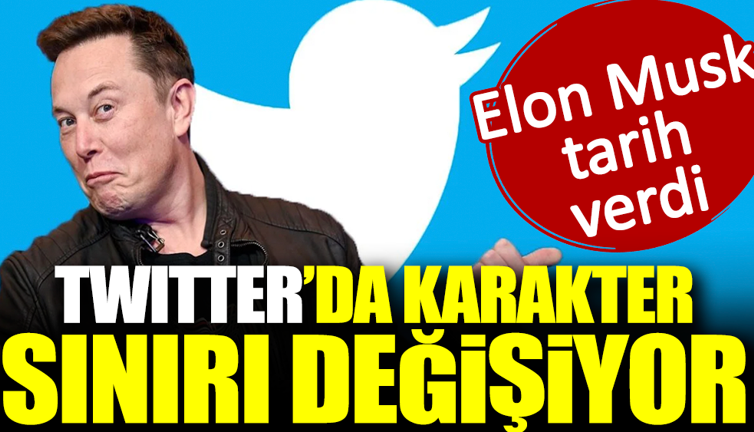 Twitter'da karakter sınırı değişiyor. Elon Musk tarih verdi