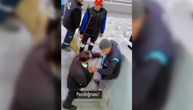 Kuponu tutmayınca temizlik görevlisine tokat attı. Yeni bir 'Oğlum bak git' olayına kıl payı kaldı