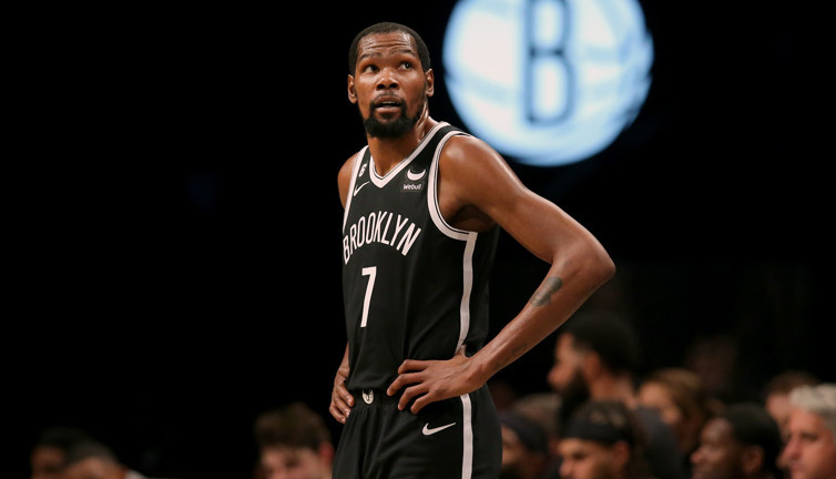 Brooklyn Nets'te Kevin Durant şoku. En az 2 hafta yok