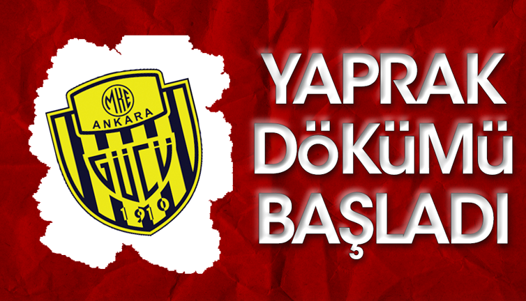 Ankaragücü'nde yaprak dökümü: 3 oyuncu ayrıldı