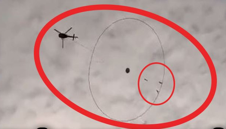 Konya üstünde uçan helikopterin altındaki çemberin sırrı çözüldü