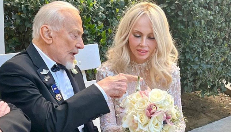 Çapkın Astronot dördüncü kez evlendi. Ay'a ayak basan ikinci insandı