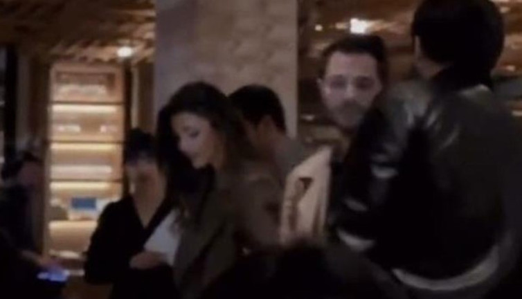 Hande Erçel ve Hakan Sabancı ilk kez görüntülendi. Aşk iddialarını yalanlamıştı