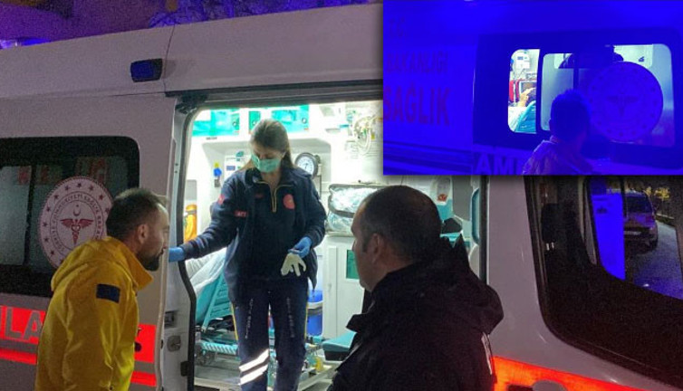 Tartıştığı kocasını sert cisimle yaraladı