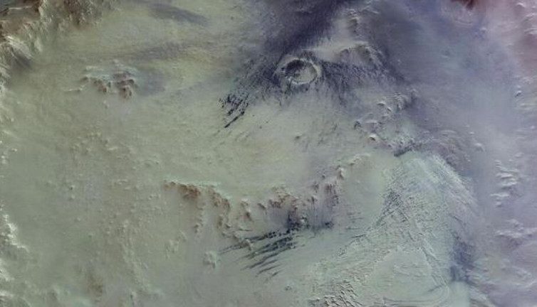 Astronomlar keşfetti. Mars'ta ayı silüetine benzer bir görüntü ortaya çıktı