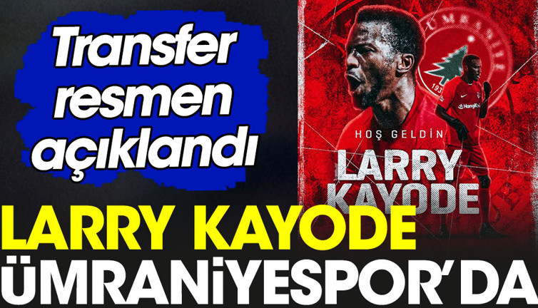 Ümraniyespor'dan transfer: Kayode kiralandı