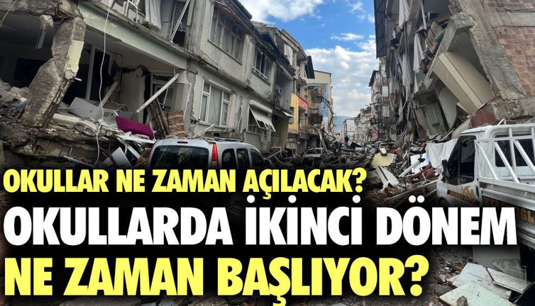 Okullar ne zaman açılacak? Okullarda ikinci dönem ne zaman başlıyor?