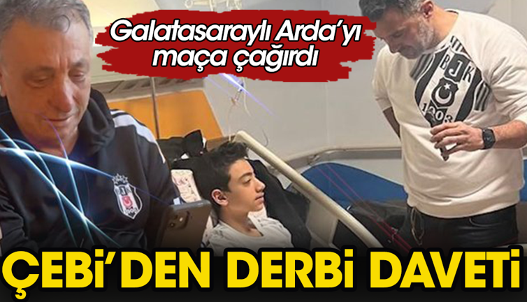 Çebi Galatasaraylı depremzedeyi derbiye davet etti