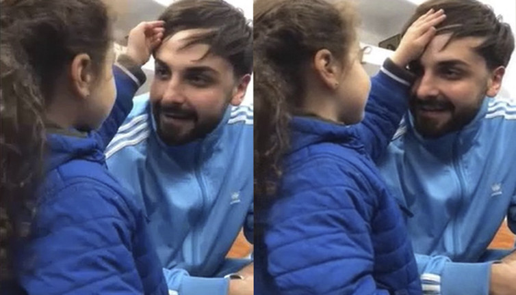 Rapçi Sefo minik depremzedenin sevgisi karşısında ne yapacağını şaşırdı. Ünlü şarkıcının dili tutuldu