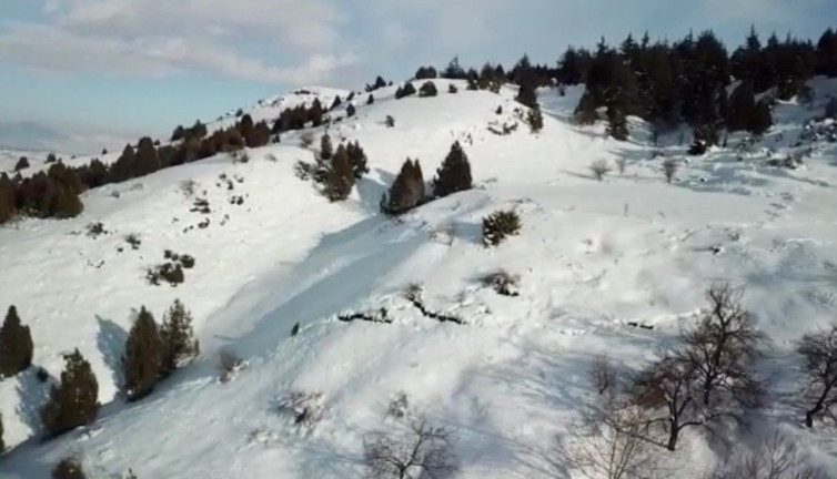 Depremde Berit Dağı'nın etekleri yarıldı