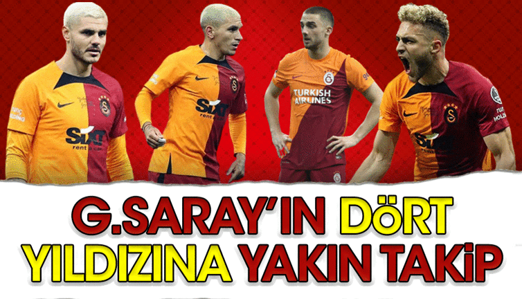 Galatasaray'ın dört yıldızına yakın takip. İtalya'nın gözü Türkiye'de