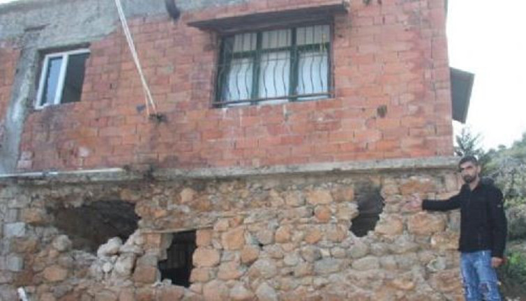 Depremde şaşırtan görüntü