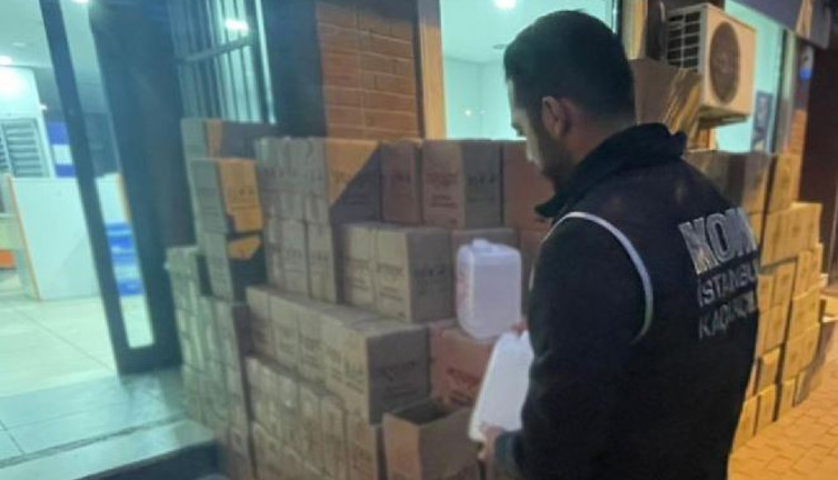 Dezenfektan oyununu polis bozdu