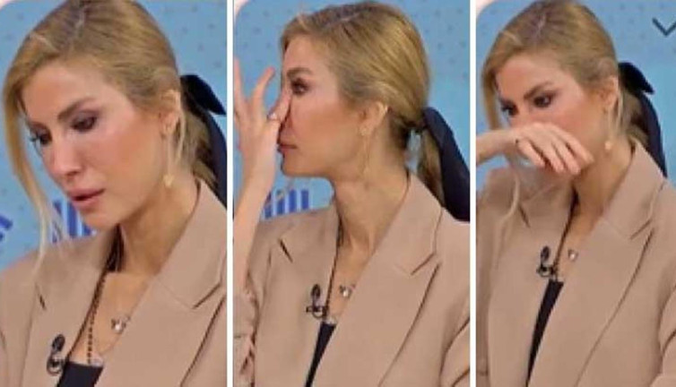 Çağla Şıkel canlı yayında gözyaşlarını tutamadı