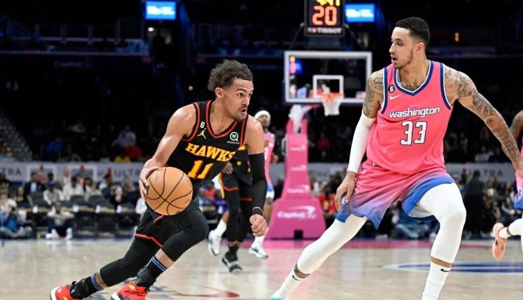 Atalanta Hawks Wizard'ı son çeyrekte yendi
