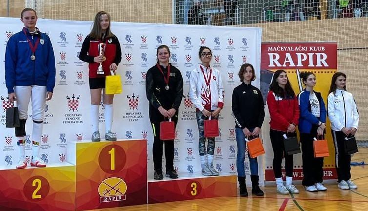 Elif Ada Yıldız Hırvatistan'da bronz kazandı