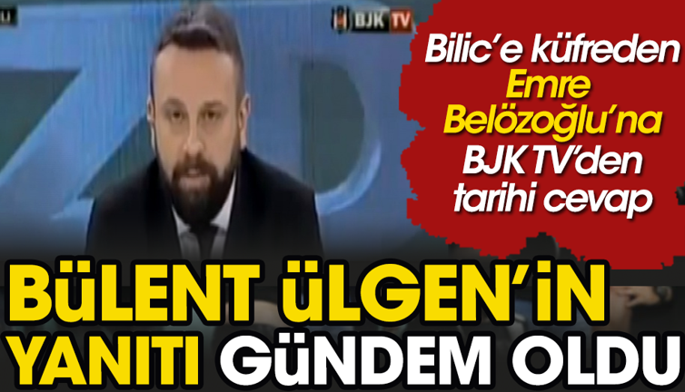 Emre Belözoğlu'nun Bilic'e ettiği küfür sonrası Ülgen'den tokat gibi yanıt. O video yeniden gündem oldu