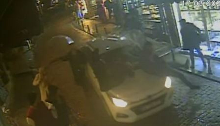 Galata’da dehşet anları