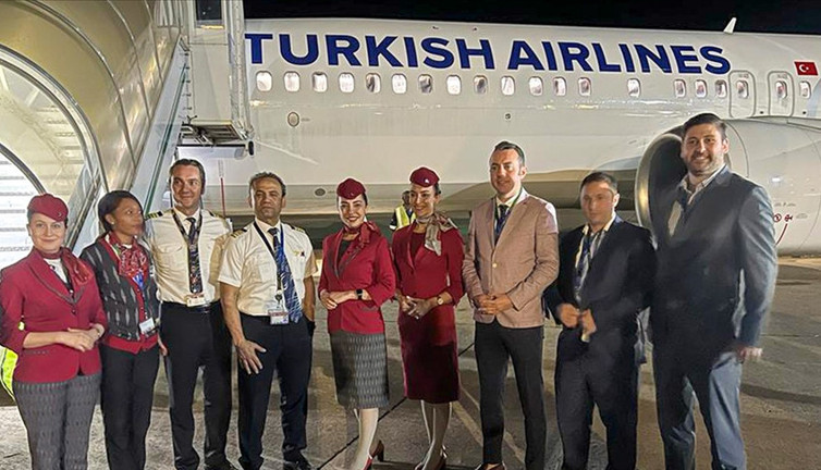 THY'nin Lusaka uçuşları yeniden başladı