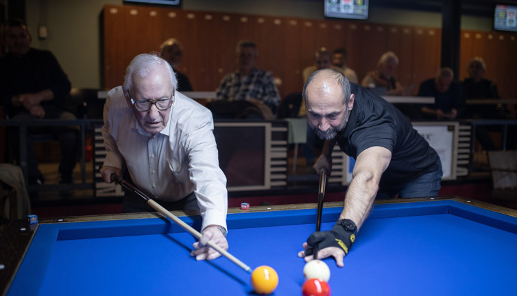 Semih Saygıner efsane bilardocu Raymond Ceulemans ile bir araya geldi