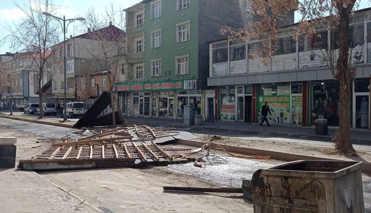 Fırtınada devrilen ağaç 7 öğrenciyi yaraladı