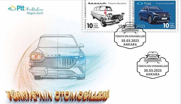 PTT'den "Türkiye'nin Otomobilleri" konulu anma pulu