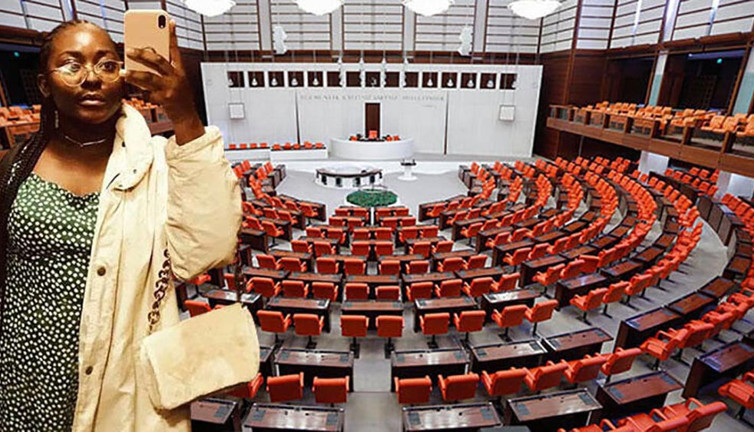 Gabonlu Dina'nın ölümü TBMM'ye taşındı