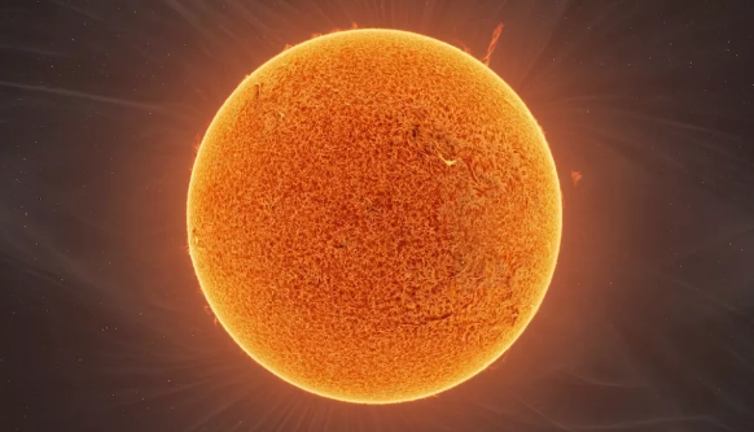 Güneş'i hiç böyle görmediniz. 90 bin fotoğrafı birleştirerek yaptılar