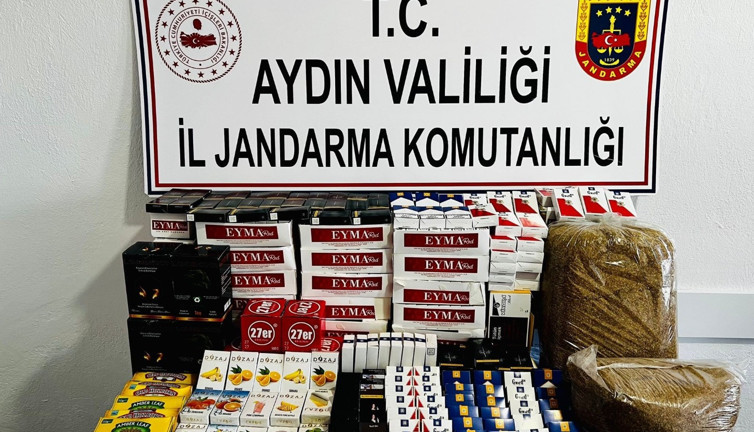 Aydın’da kaçak sigara imalathanesine baskın 07-04-2023
