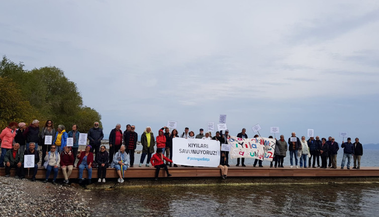 Datça’da sahil işgaline büyük tepki