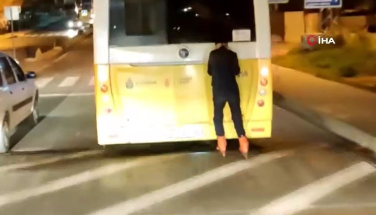Patenle otobüsün peşinde ölümüne yolculuk