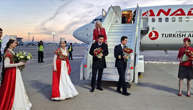 Anadolujet Ankara'dan Taşkent'e uçmaya başladı