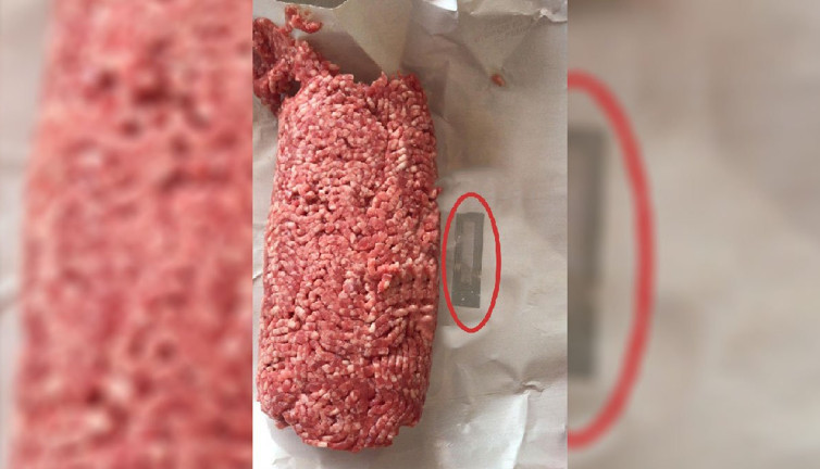 Bir Türkiye geçeği. Çalınmasın diye kıymaya güvenlik bandı taktılar