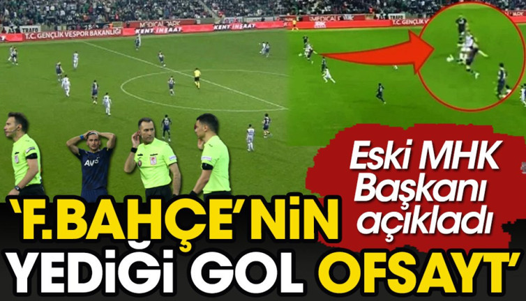 Fenerbahçe'nin yediği golün ofsayt olduğunu eski MHK Başkanı açıkladı